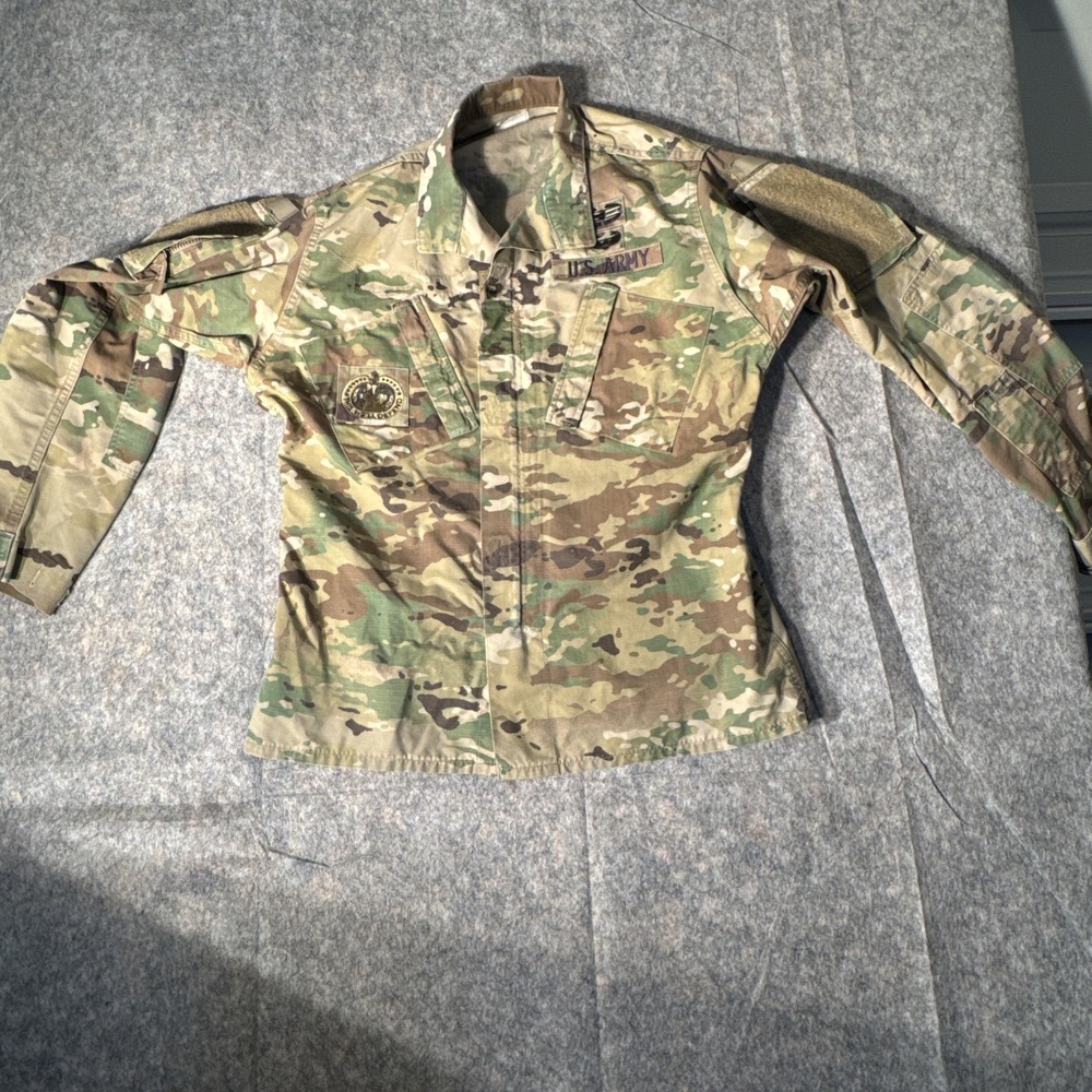 US Army OCP Combat Uniform Coat Jacket‎ Top Multicam Woodland Camo Unisex